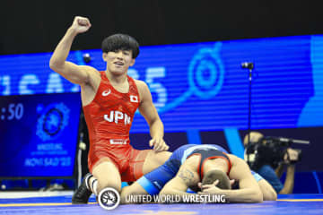 ＜レスリング＞五味虹登（育英大）が決勝進出、吉武まひろ（長崎県協会）が3位決定戦へ…2025年U23世界選手権・第3日（2）