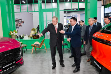 Ban Ki-moon氏、Chery GroupのLEPASパビリオンを視察し、より環境に優しいグリーンモビリティの未来を推進