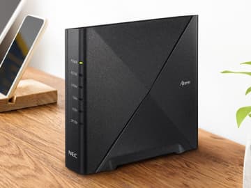 NEC、複数機器とも安定通信できるというWi-Fi 6ルーター