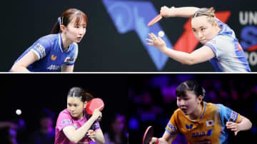 【卓球】女子ダブルス初戦から“日本人対決”伊藤美誠・早田ひなペアVS張本美和・橋本帆乃香ペア　WTTスターコンテンダーロンドン2025