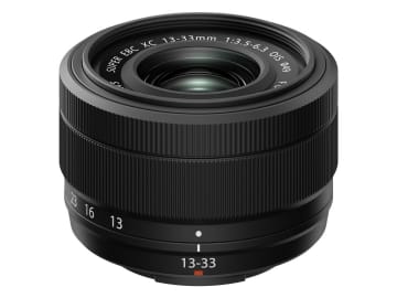 広角域をカバーする重量約125gの軽量ズーム「フジノンレンズ XC13-33mmF3.5-6.3 OIS」