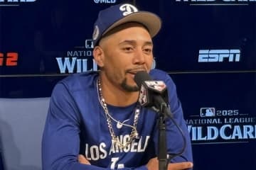 ムーキー・ベッツ WS記者会見で語る「最高の野球を最高のタイミングでやるだけ」