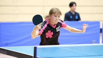 日本大・萩井菜津子、立命館大・塚田桜姫とのフルゲーム制し4回戦へ＜卓球・全日学2025/女子シングルス3回戦①＞