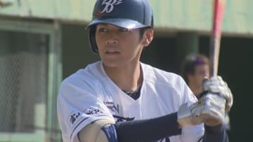 ドラフト会議で富山GRNサンダーバーズ幌村黛汰選手が楽天の育成1位指名を獲得　走攻守の三拍子揃った北海道出身の21歳