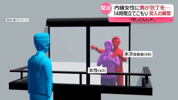 【突入の瞬間】内縁女性に包丁、男が14時間立てこもり　警察の特殊班突入に…「何しとんじゃ」