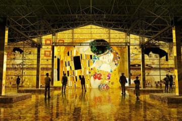 海の上の没入型アートミュージアム「ザ・ムービアム」横浜に、クリムト＆エゴン・シーレの作品世界を体感