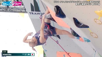 どうなってるの？野中生萌、まるで無重力…信じられない“一瞬の動き” ダイナミックなムーブの圧巻シーン
