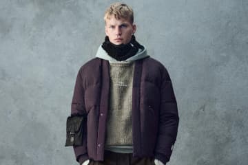 ZARA×サミュエル・ロス、“着物”着想ダウンジャケット＆フリース襟のデニムロングコート