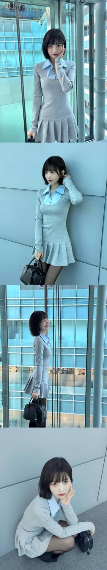 大胆イメチェンで話題のRed Velvet・ジョイ、“ピチッと”ミニワンピで際立つ極薄ボディに視線集中【PHOTO】