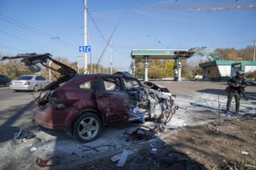 ロシア無人機攻撃、記者死亡　激戦地ドネツク州取材