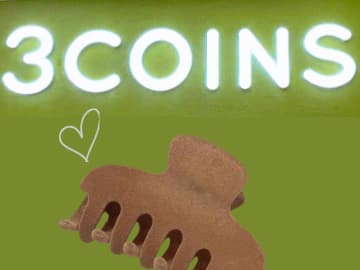 今年のトレンド色 →【3COINS】で発見！ 大人のまとめ髪に「ブラウンヘアクリップ」