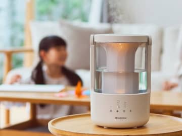 リズム、洗えて清潔さ保ちやすい加湿器
