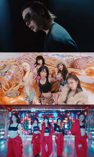 BTS・J-HOPEも登場　LE SSERAFIMの新曲『SPAGHETTI』ミュージックビデオが公開、見どころはここ！