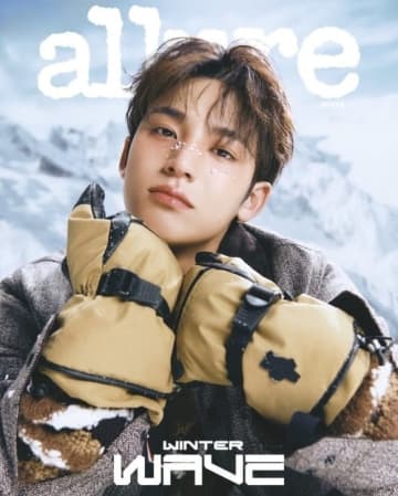 SEVENTEEN ミンギュ、雪を鼻に乗せてキュートなポーズも！夢幻的な冬のグラビアが公開