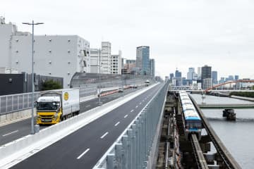 1日7万台走る首都高羽田線、東品川桟橋・鮫洲埋立部の更新線全体がついに完成。まもなくルート切り替えへ