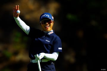 12m沈め3連続バーディ締め 佐久間朱莉は「ガムシャラにバーディを」