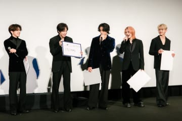 INI・尾崎匠海　フリップトークでパクリ疑惑が浮上！？ ドキュメンタリー映画「INI THE MOVIE『I Need I』」完成披露プレミア試写会