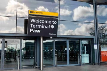 ロンドン・ヒースロー空港、ターミナル4を「ターミナルPaw」に