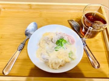 下茹でなし！お鍋ひとつでワンパン素麺クリームパスタ風