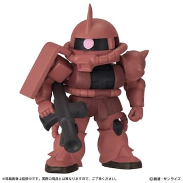 シャア専用ザクIIが率いるザク部隊！「機動戦士ガンダム」ガシャポンフィギュア「ならぶんです。」全5種が、オンライン予約受付中
