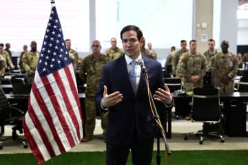 ガザ治安部隊「多数の国が関心」　米長官、和平計画進展アピール