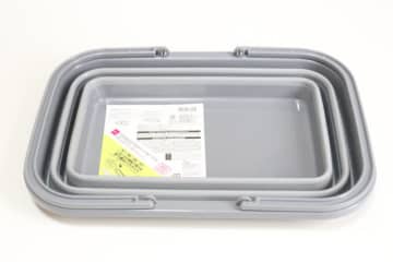 ダイソーで買ってよかった～！小さくたたんで大きく使える！家中で大活躍のバケツ
