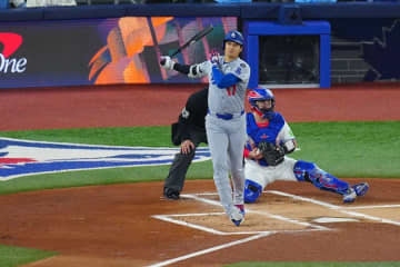 大谷翔平が三振した裏で「大興奮w」　スタンドにいた人物に注目「誇りだろう」