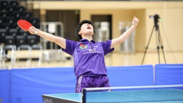 「大藤、横井見てたか！」愛知工業大・面田采巳、初の全国個人タイトル獲得＜卓球・全日学2025＞