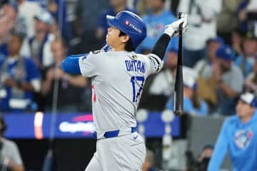 大谷翔平、HR直後の行動に困惑「どういう意図が」　珍しい光景で「何が起きたのか焦った」