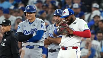 「ほっこりするね」大谷翔平とゲレロJr.のふれあい再び　21年には本塁打王争い演じた両者の表情にファンも話題
