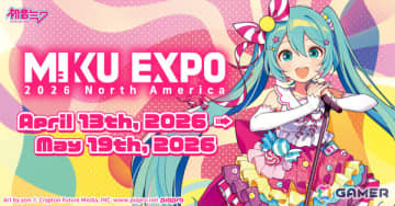 初音ミクの2年ぶりとなる北米ツアー「HATSUNE MIKU EXPO 2026 North America」が2026年4月13日より開催！約40日間で15都市を巡る
