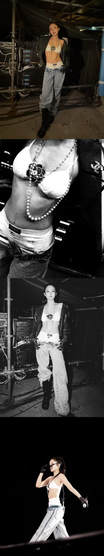“ほぼ下着”な大胆衣装…BLACKPINK・ジェニー、ファスナー全開のずり落ちスタイルに騒然「目のやり場に…」【PHOTO】