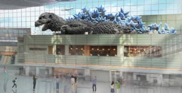 羽田空港T3に巨大「ゴジラモニュメント」設置、12月下旬から