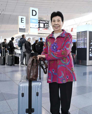 袴田さん姉、ローマへ出発　国際会議で死刑廃止訴え