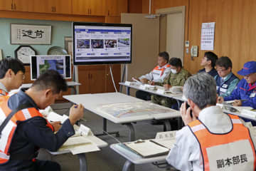 北斗市、AI利用し初の防災訓練　千島海溝沿いの巨大地震想定