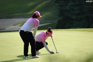 準決勝進出を決めた劇的パット　山下美夢有のちょっぴり恥ずかしい裏話「緊張がヤバすぎて…」