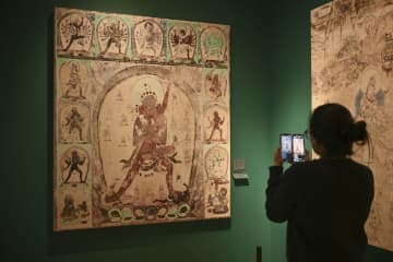 上海で敦煌芸術の展覧会