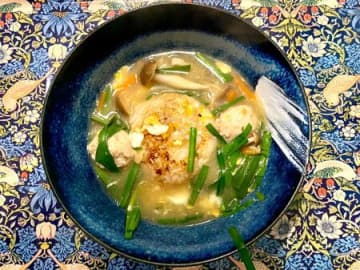 大人気！焼きおにぎりスープ