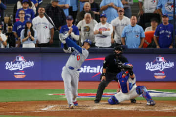 あれが入る…？ 大谷翔平に「絶望しかない」豪快変態弾→被弾した投手のリアクションが話題に「トラウマだろ」「見上げすぎ」