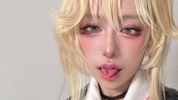てぃナ「舌出しバニーエード」