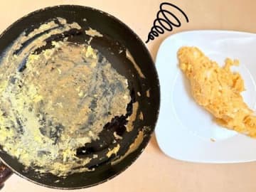 焦げつく古いフライパンが意外な裏ワザで「復活」！卵もくっつかなくなりますよ♪