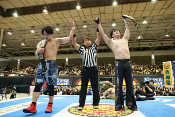 【新日本】YOH＆ワト、帝国の新風を破り無傷の開幕3連勝！Aブロック首位タイに浮上「YOHさんと共に栄冠をつかみたい！」