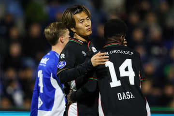 日本代表FWが今季4G目「冷静に流し込んだ」　敵地で好スタートも…無念の負傷交代「落胆した」