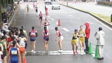 1区は6人が区間記録超え　トップは城西大1年生の本間香「チームに貢献できる走りをできてよかった」〈全日本大学女子駅伝〉
