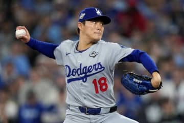 米大リーグＷＳ、ドジャースが１勝１敗に　山本由伸がＰＳ２試合連続の完投