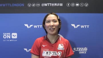 【インタビュー】平野美宇「あまり考えずに試合ができた。今はすごく楽しい」初戦快勝！中国超級リーグ参戦でレベルアップ！？｜WTTスターコンテンダーロンドン2025
