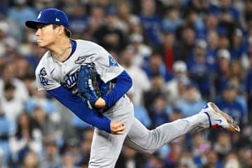 山本由伸がまさかの状態に…　MLB公式が投稿、これぞ“最恐エース”の1枚「悪夢を引き起こす」