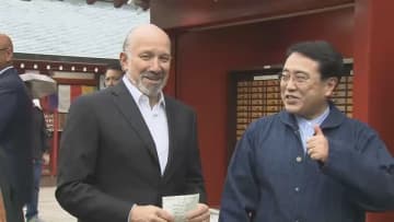 ラトニック商務長官来日　関税合意の進捗など事前確認か　浅草寺のおみくじは「吉」