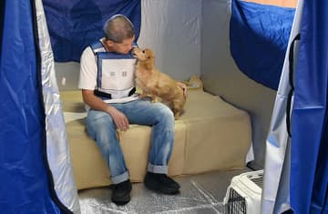 避難所でもペットと一緒に　神奈川・南足柄市で「同室避難」の初訓練