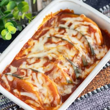 【かぼちゃ1/4個があっという間に消えた】材料は3つだけ！家族が秒で完食したかぼちゃとミートソースのチーズ焼きのレシピ